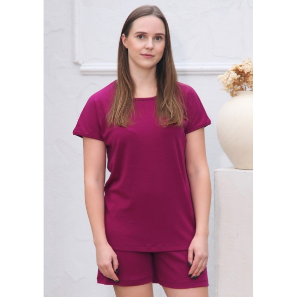 Pižamos su šortukais ir trumpom rankovėm