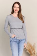 Maitinimo marškinėliai iš merino