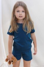 Pižamos su šortukais vaikams iš merino vilnos