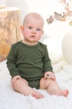 Smėlinukai ilgomis rankovėmis iš merino vilnos – pirmas sluoksnis vaikui