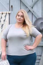 pilki moteriški marškinėliai trumpomis rankovėmis xxxl dydziai