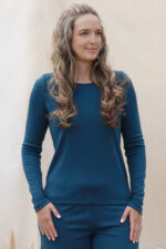 Marškinėliai ilgomis rankovėmis iš merino vilnos - Image 2