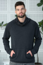 vyriškas džemperis tamsiai pilkas