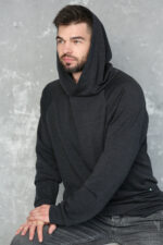 vyriški džemperiai su kapišonu laisvas