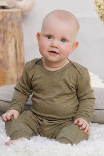 Smėlinukai naujagimiui iš 100% lino