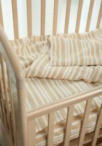 kūdikio pagalvės užvalkalas dryžuotas