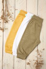 Lino kelnytės kūdikiui iš minkšto 100% lino trikotažo