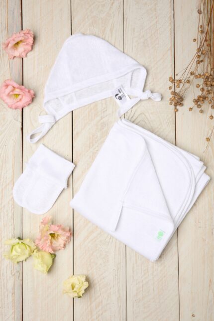 naujagimio rinkinys iš lino