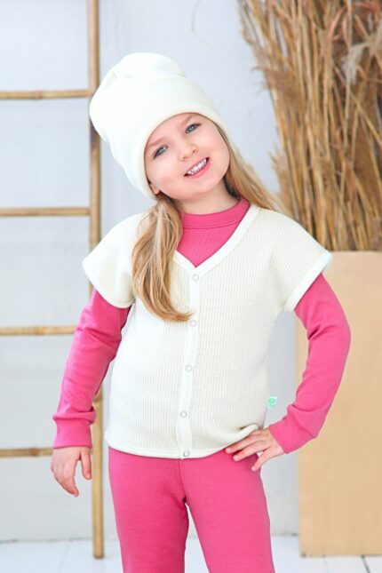 Megztos liemenės vaikams merino