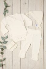 Kūdikio kraitelis iš merino vilnos baltas