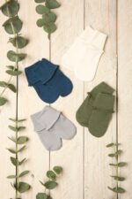 Merino vilnos pirštinės kūdikiui iš 100% merino vilnos