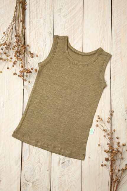 vaikiški berankoviai marškinėliai iš lino