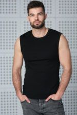 vyriški marškinėliai be rankovių