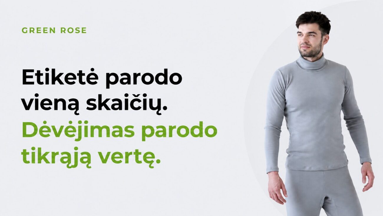 merino dėvėjimas parodo tikrąją vertę